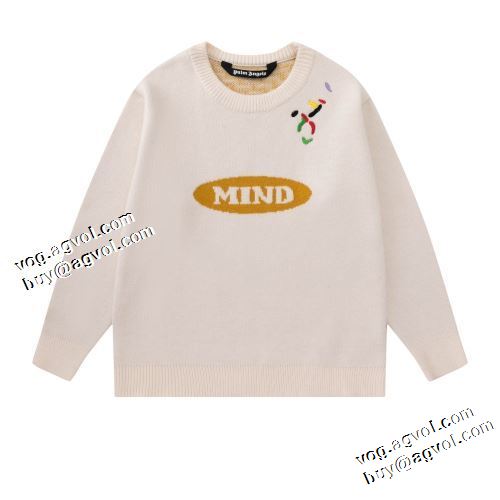 スタイリッシュ 2色可選 セーター 2021秋冬 パーム・エンジェルス Palm Angels 今買い◎得 パーム・エンジェルス コピー ブランド オシャレロゴパーカー